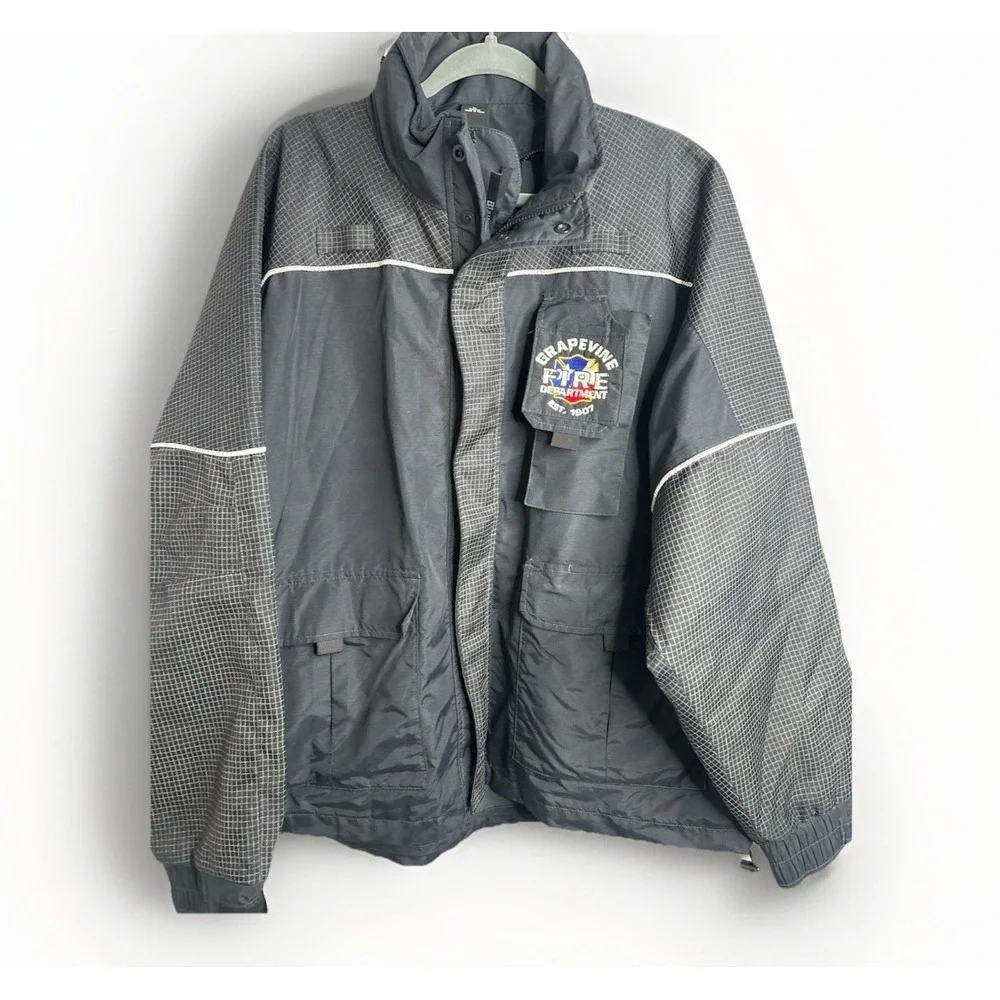 Blauer 9845 Crosstech Emergency Response Jacket Fire Dept Grapevine TX Patch